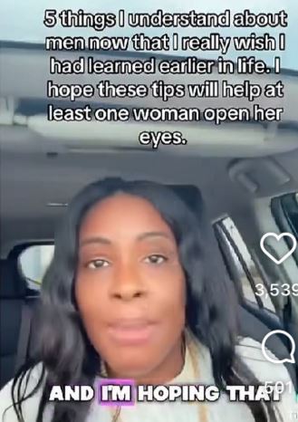 Young Woman Goes Viral After Sharing 5 Hard Truths About Men She Wishes She Knew Earlier (Video)