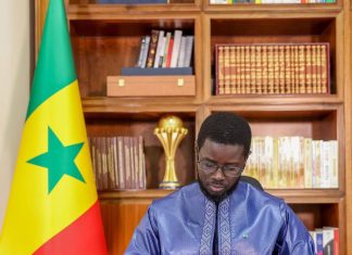 Senegal’s President Updates His Profile Picture On Facebook To Include AFCON Trophy Behind Him After CAF Verdict