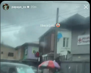 Lekki Residents React as Heavy Rain Triggers Severe Flash Flooding