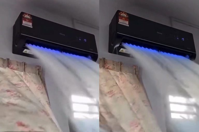 Woman Panics After Newly Installed AC Starts Releasing White Smoke